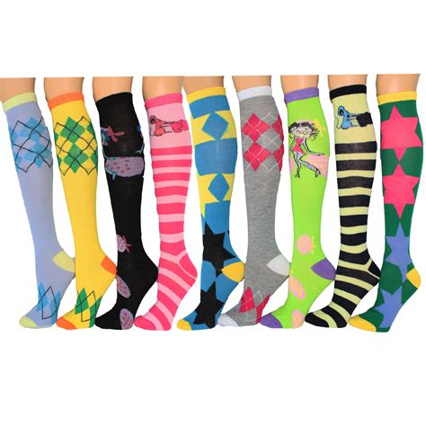 funky knee high socks